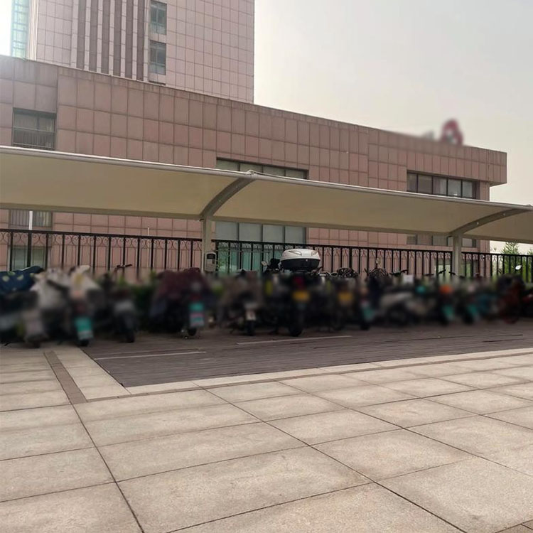 大悟县膜结构电动车棚