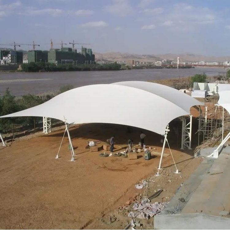 大悟县膜结构汽车棚